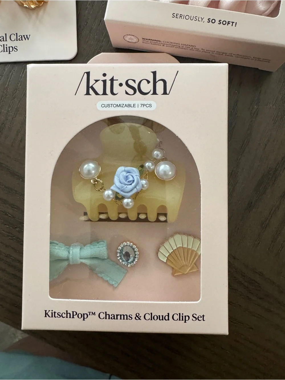 New kitsch hair clips scrunchies accessories